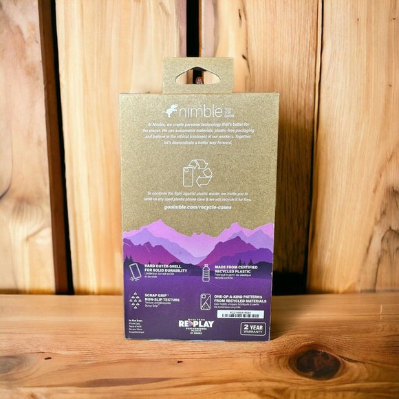 Nimble Spotlight Series Protective Case for Apple iPhone 13 Pro Max - Gray/Teal - Picture 4 of 4